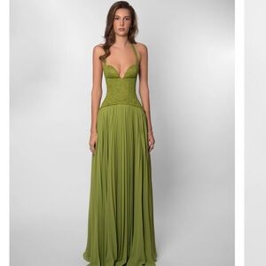 Fenity Gaia Green Dress NWT
